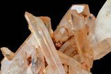 Tangerine Quartz Crystal Cluster - Madagascar #58865-3